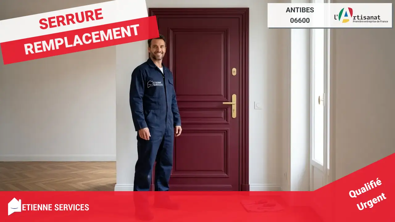 Vos experts dédiés au changement de serrure à Antibes et ses quartiers