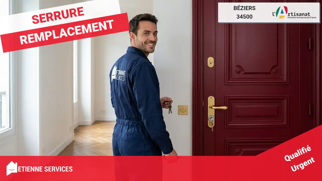 Votre expert certifié pour le changement de serrure à Béziers