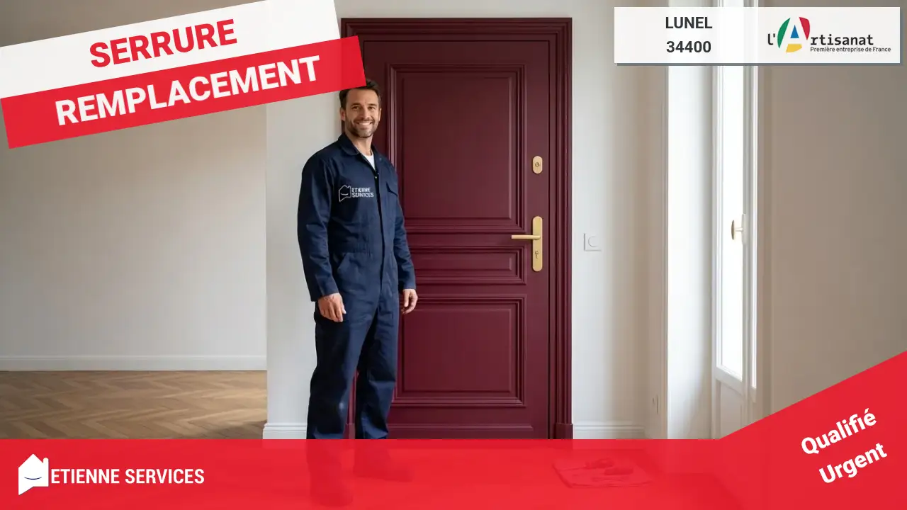 Le déroulement expert de votre changement de serrure à Lunel par nos techniciens qualifiés