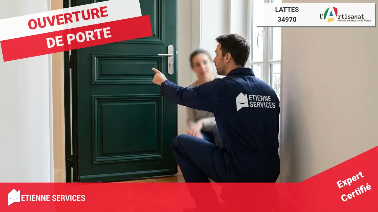 Vos experts de confiance pour toute ouverture de porte à Lattes