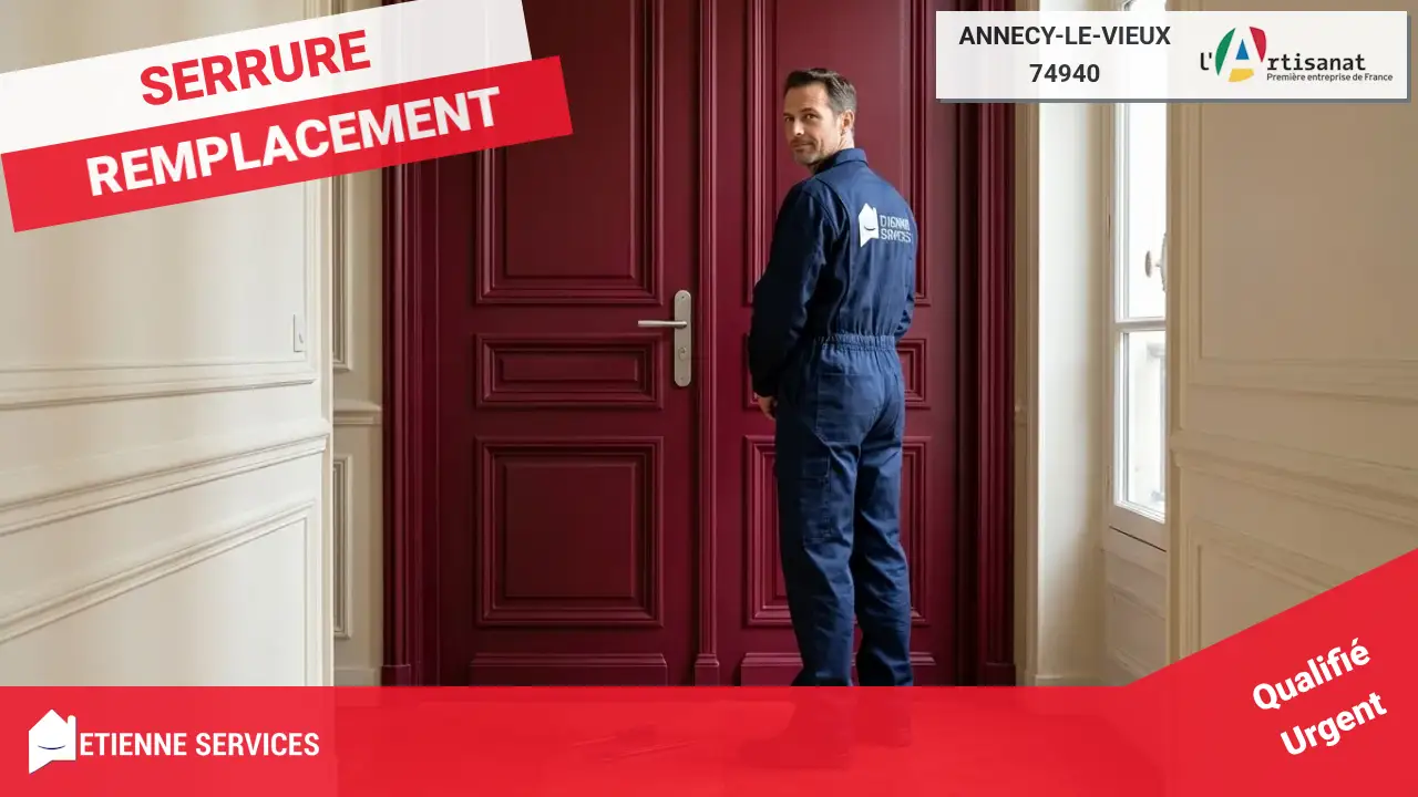 Votre tranquillité d'esprit : notre engagement pour le changement de serrure à Annecy-le-Vieux