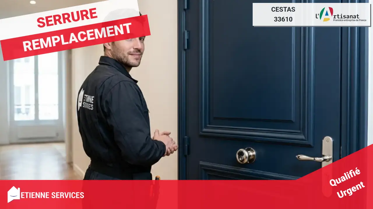 Le Déroulement d'un Changement de Serrure par nos Experts à Cestas