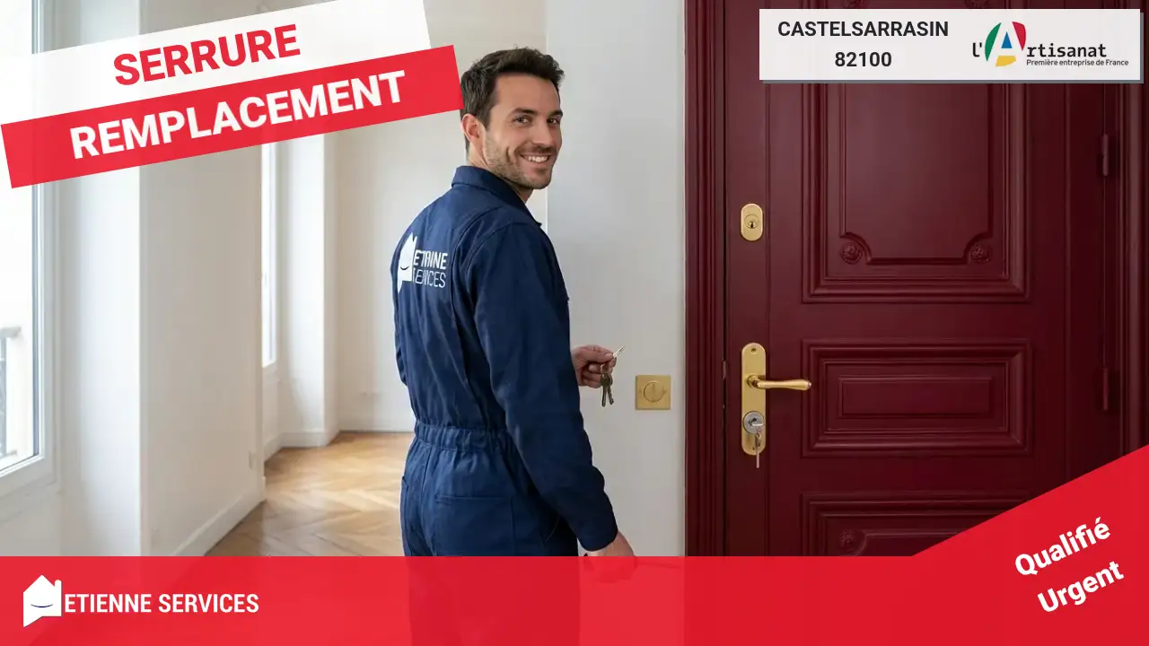 Contactez-nous pour un Changement de serrure à Castelsarrasin : notre engagement et disponibilité