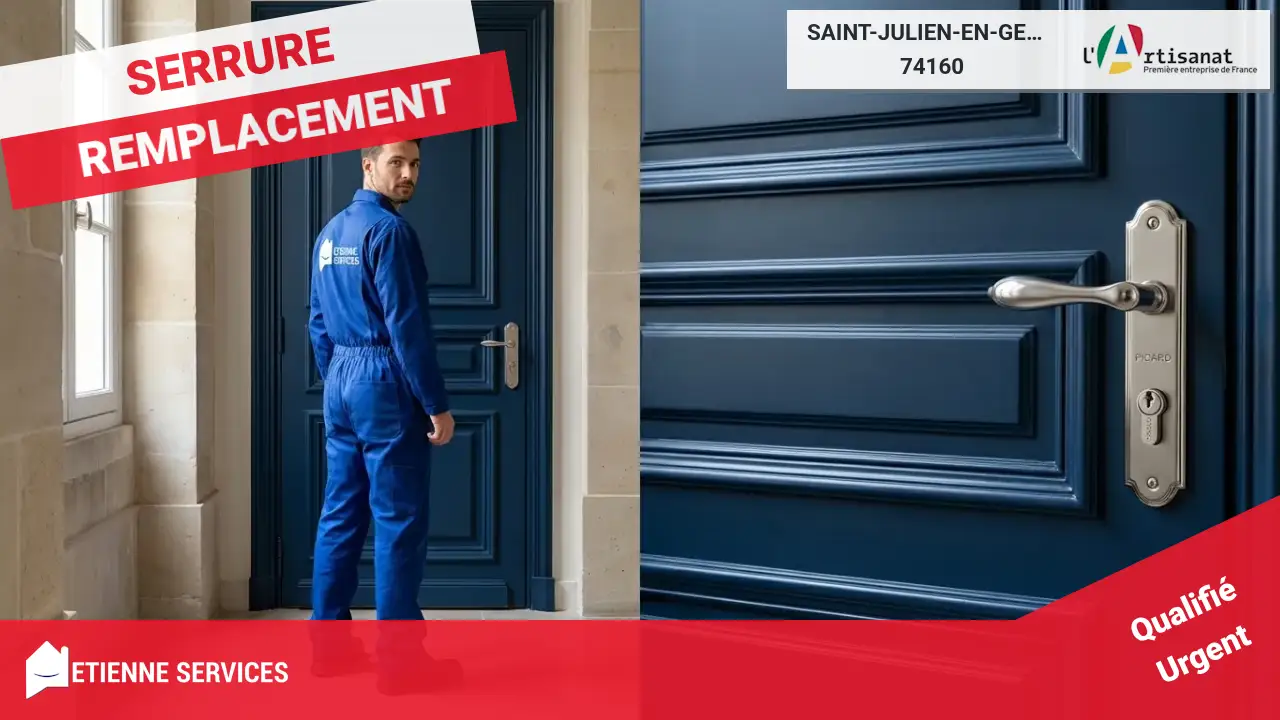 Votre changement de serrure par les meilleurs artisans à Saint-Julien-en-Genevois