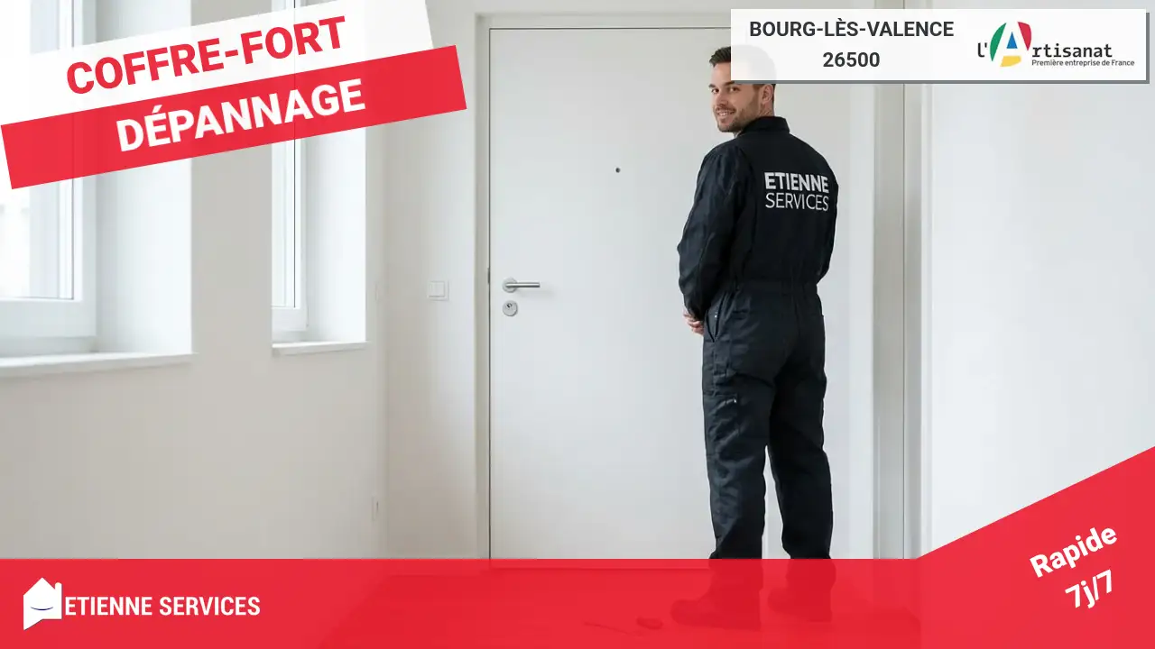 Votre dépannage de coffre-fort à Bourg-lès-Valence : Réactivité et engagement qualité