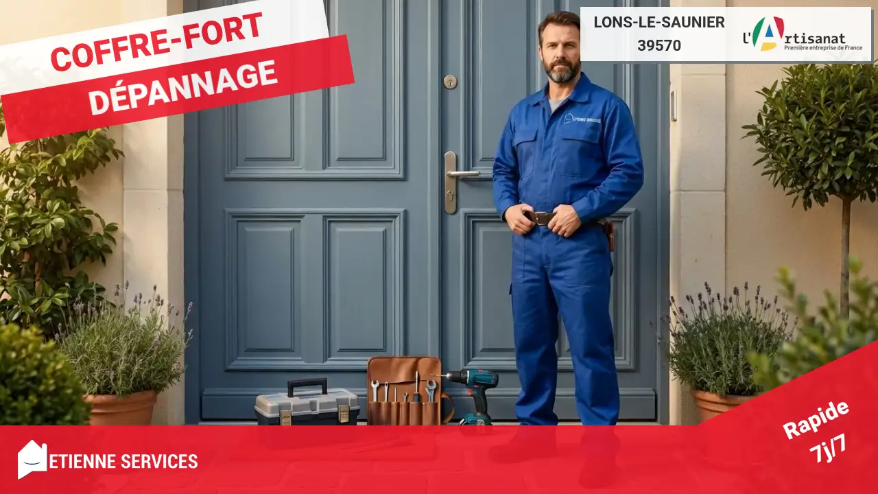 Disponibilité et engagement qualité pour votre dépannage de coffre-fort