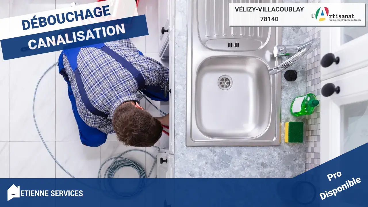 Votre service expert de débouchage de canalisation à Vélizy-Villacoublay