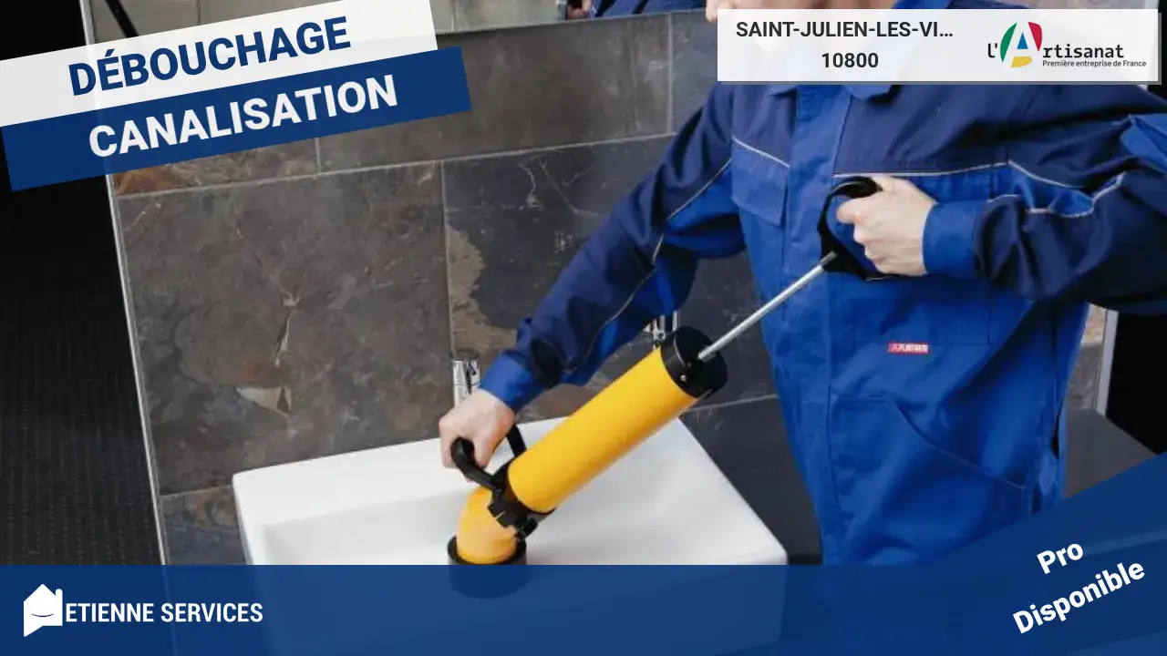Votre service de débouchage de canalisation de confiance à Saint-Julien-les-Villas, disponible 7j/7