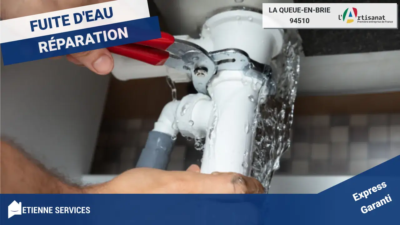 Votre urgence fuite d'eau à La Queue-en-Brie : notre engagement qualité 7j/7