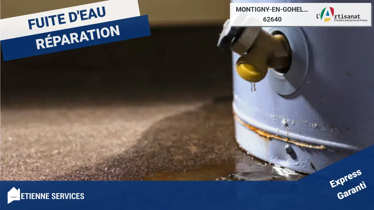 Notre méthode experte pour une réparation de fuite d’eau impeccable à Montigny-en-Gohelle