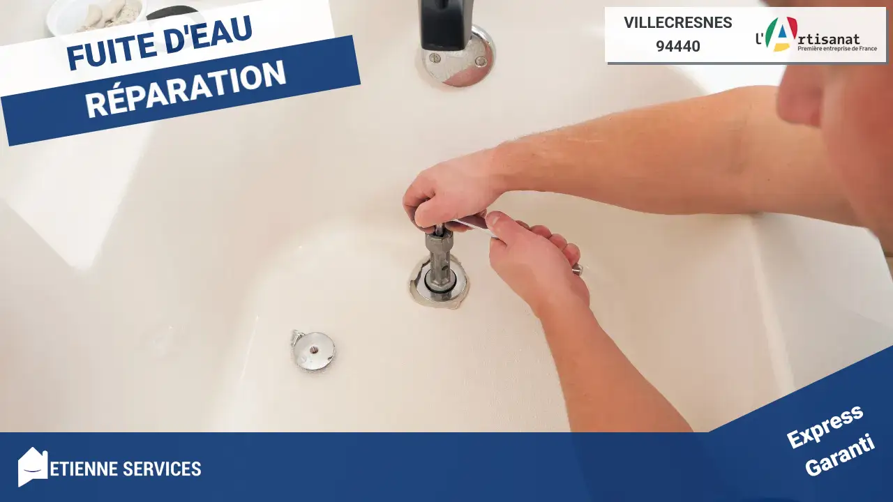 Votre meilleure solution pour la réparation de fuite d'eau à Villecresnes