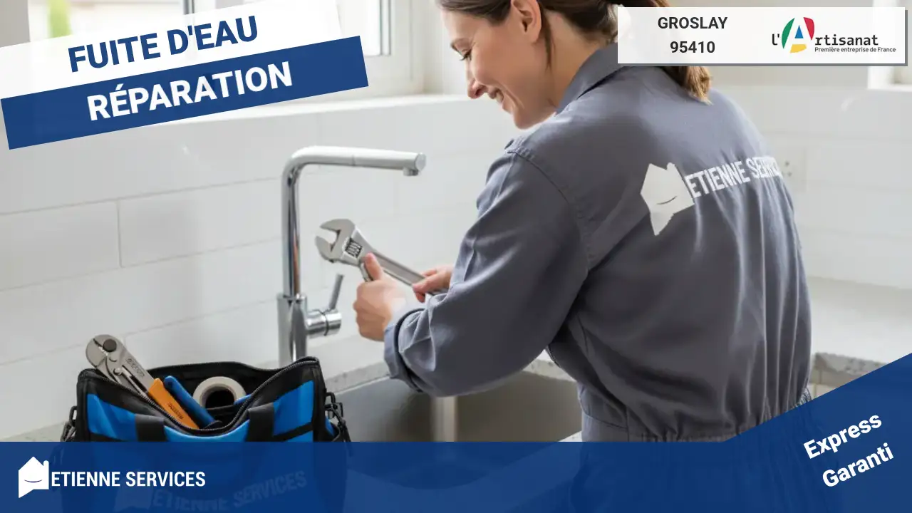 Votre urgence fuite d'eau à Groslay : notre engagement qualité et contact