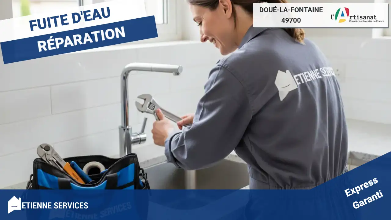 Votre Expert pour la Réparation de Fuite d'Eau à Doué-la-Fontaine et ses environs