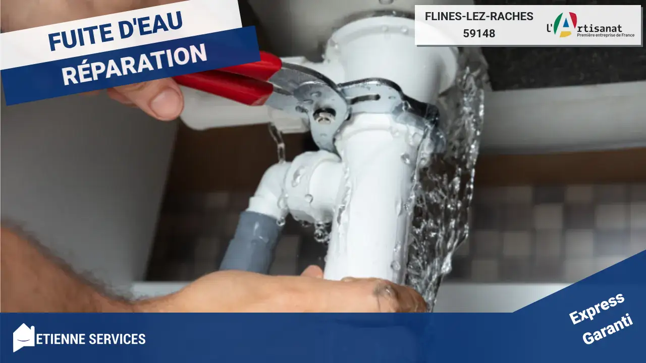 Vos artisans plombiers experts pour toute réparation de fuite d'eau à Flines-lez-Raches