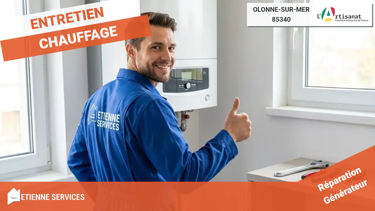 Service de dépannage urgent pour chaudière et radiateur à Olonne-sur-Mer