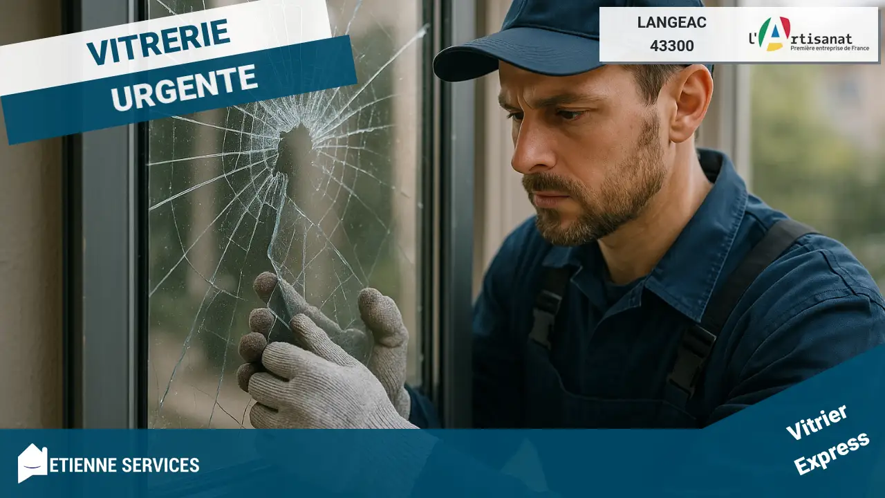 Votre artisan vitrier de confiance pour tout dépannage et installation à Langeac