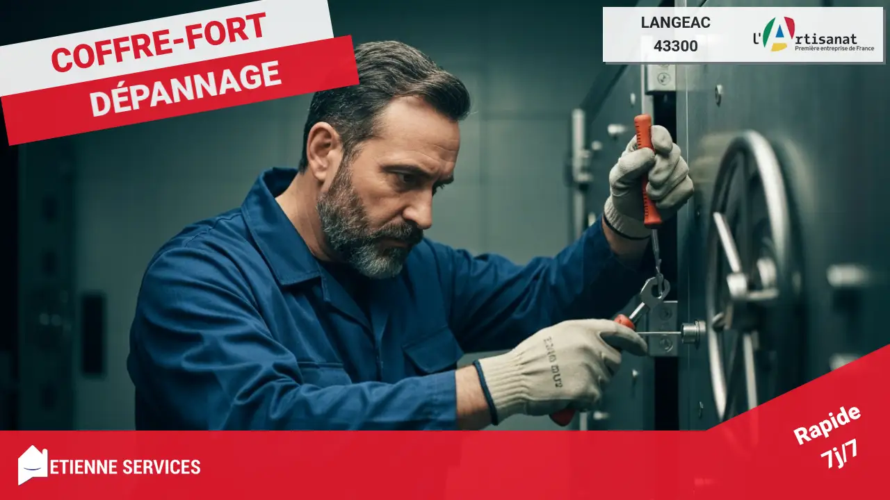 Dépannage de coffres-forts à Langeac : Votre solution par des artisans dépanneurs certifiés