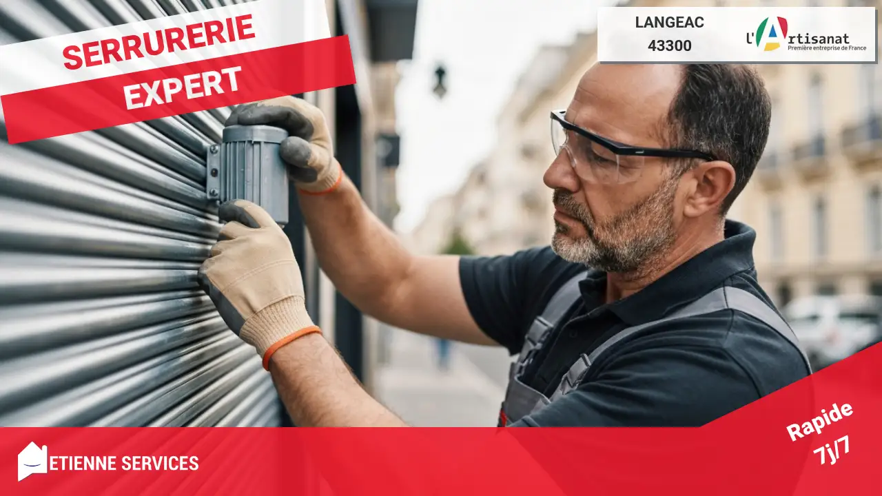 Intervention spécialisée pour le remplacement de moteur de rideau métallique