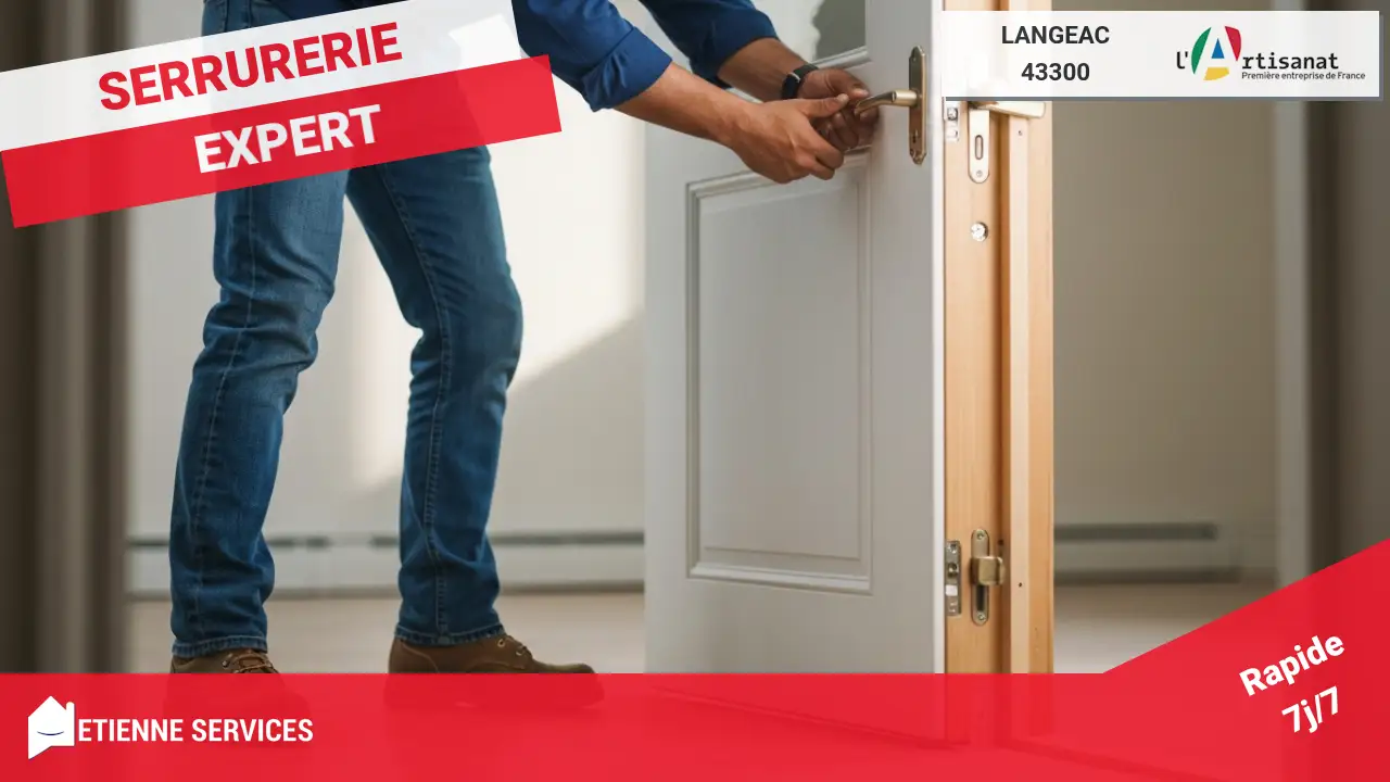 Pose de porte intérieure : artisans dépanneurs pour redéfinir vos espaces à Langeac