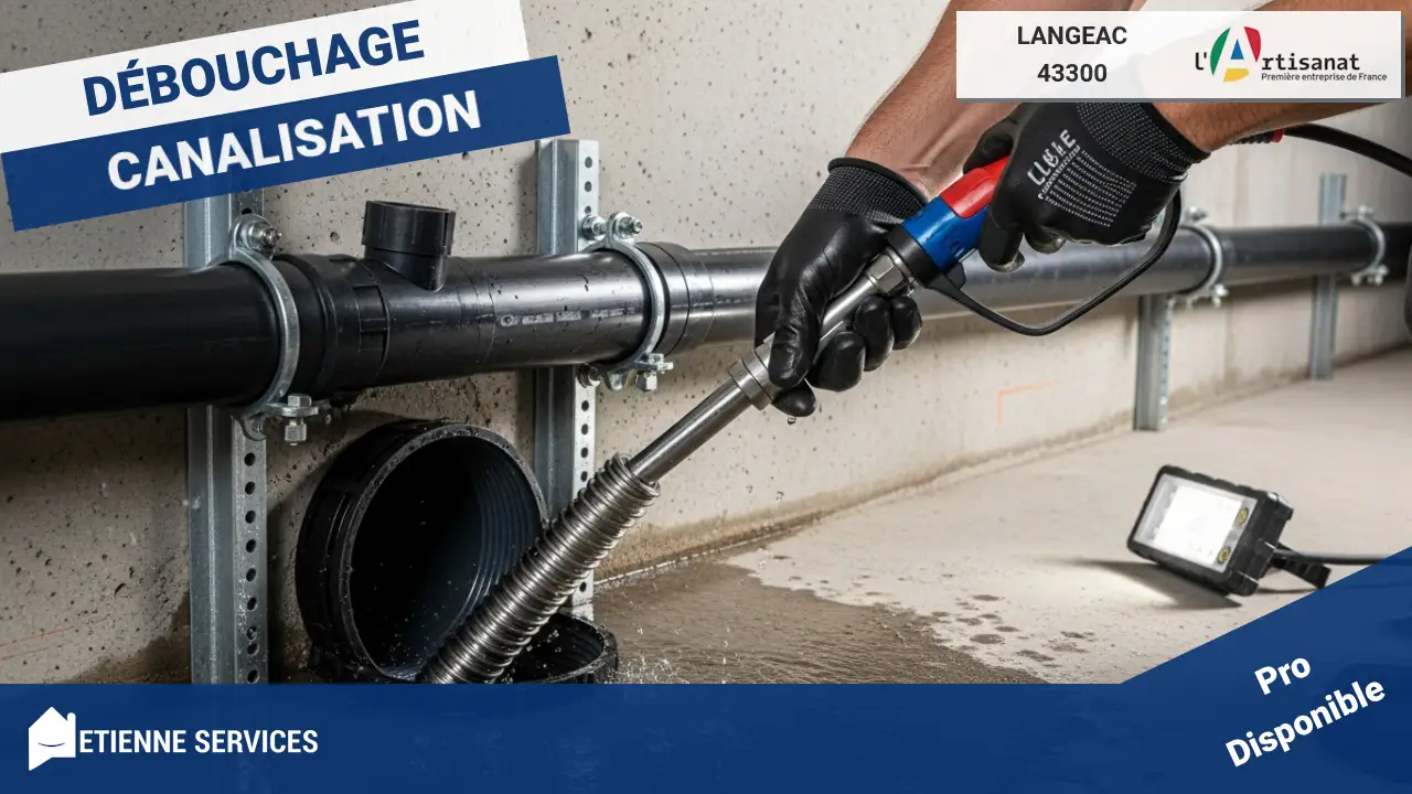 Spécialistes reconnus en débouchage de canalisation à Langeac
