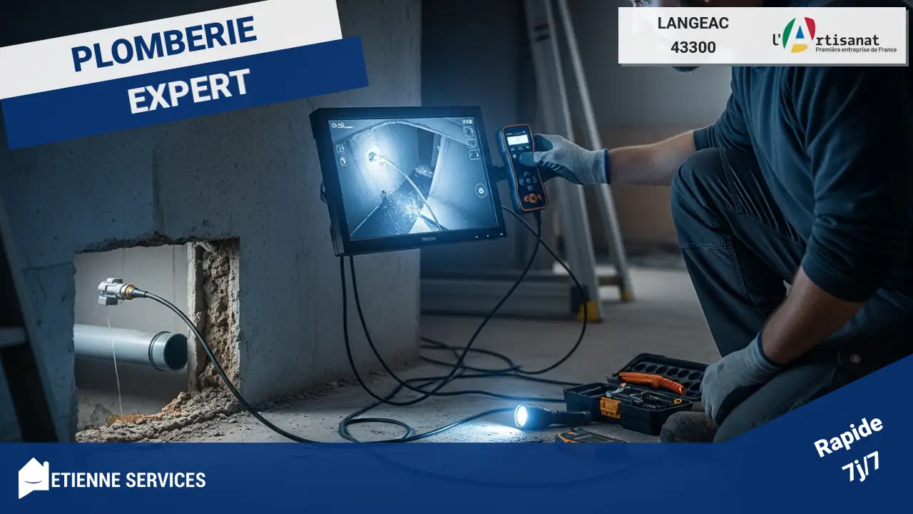 Plombiers qualifiés pour l'inspection vidéo des canalisations d'évacuation