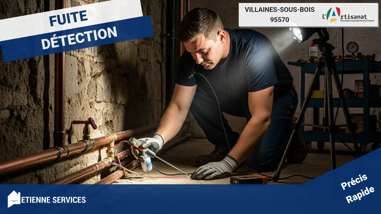 Experts en Recherche de Fuites à Villaines-sous-Bois : Localisation Précise sans Dégâts
