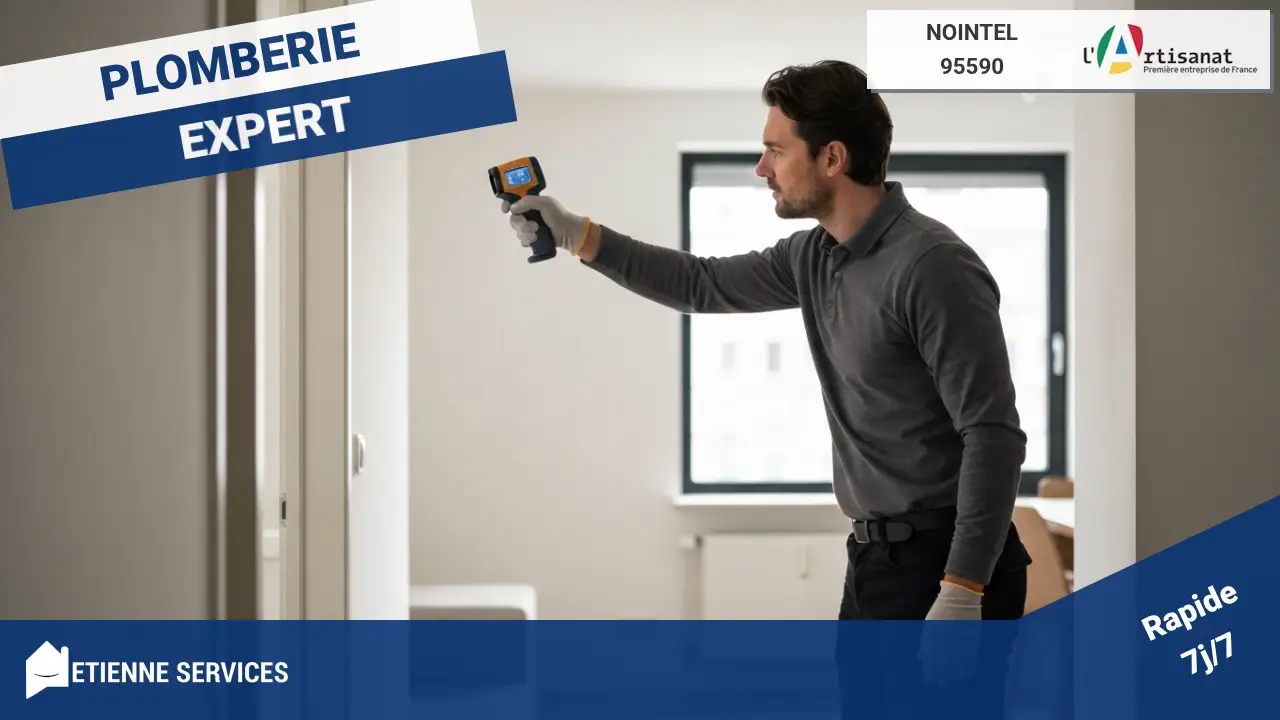 Intervention spécialisée : recherche de fuite par caméra thermique