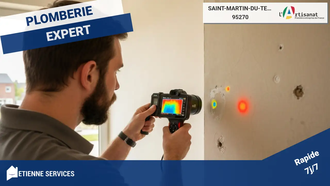 Experts certifiés en recherche de fuite par caméra thermique à Saint-Martin-du-Tertre