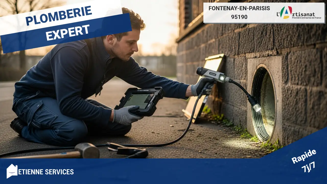 Plombiers qualifiés pour la recherche de fuite par caméra d'inspection vidéo