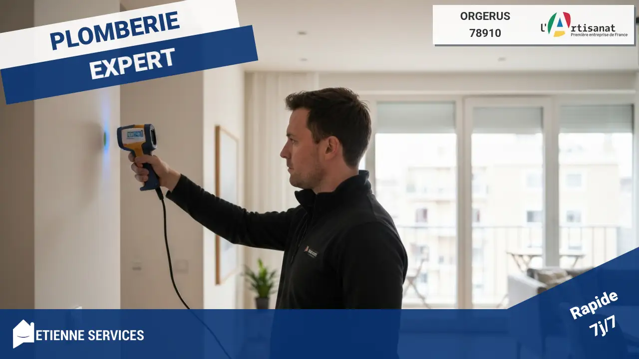 Intervention spécialisée : recherche de fuites par caméra thermique
