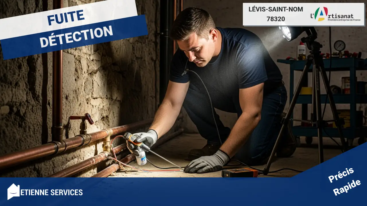 Recherche de fuites à Lévis-Saint-Nom : l'intervention spécialisée de nos artisans dépanneurs