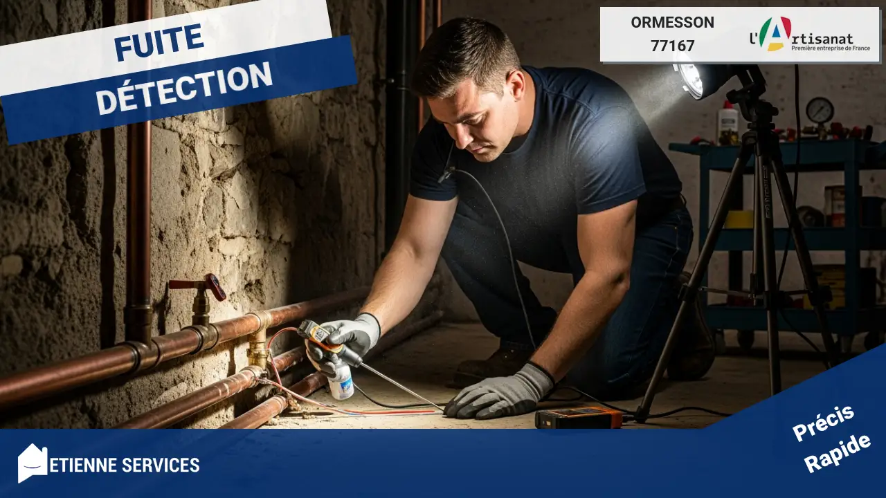 Recherche de fuites à Ormesson : Diagnostic complet et solutions ciblées