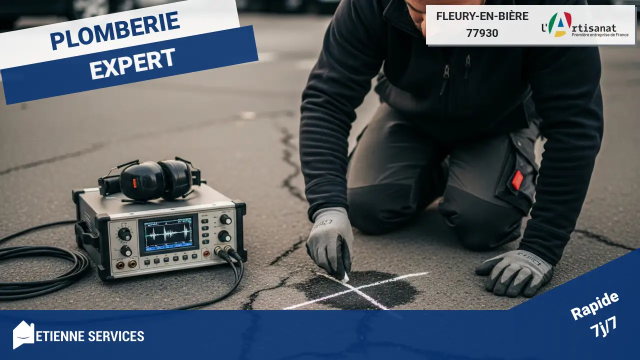 Intervention spécialisée : Localisation de fuite par écoute électro-acoustique