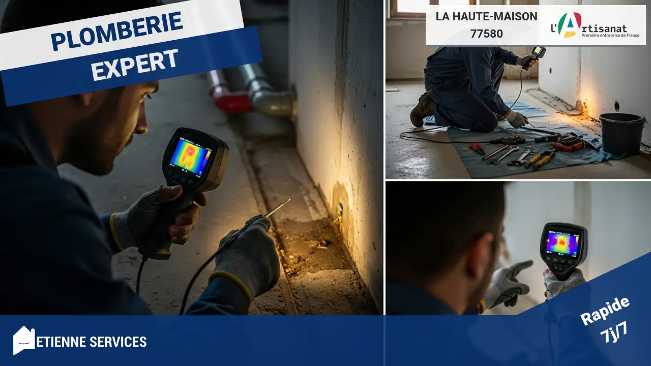 Détection de fuite par caméra thermique : l'expertise de nos artisans dépanneurs