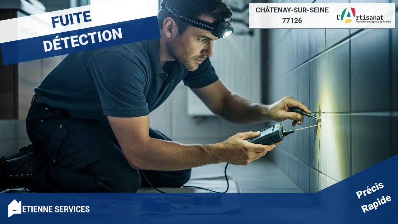 Recherche de fuites à Châtenay-sur-Seine : Votre diagnostic plomberie par des spécialistes reconnus