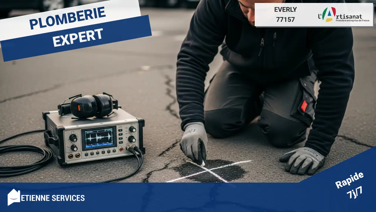 Intervention spécialisée : recherche de fuite par écoute électro-acoustique