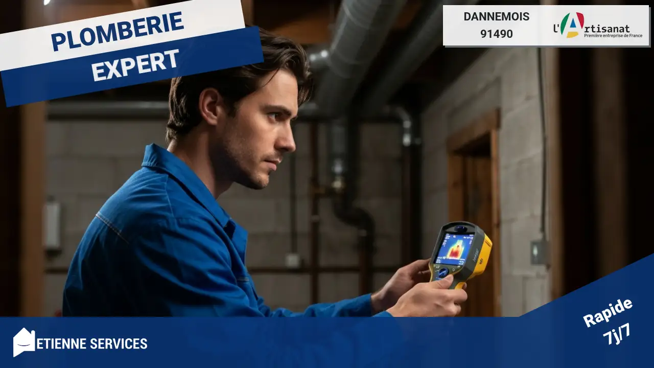 Experts en recherche de fuite par caméra thermique à Dannemois