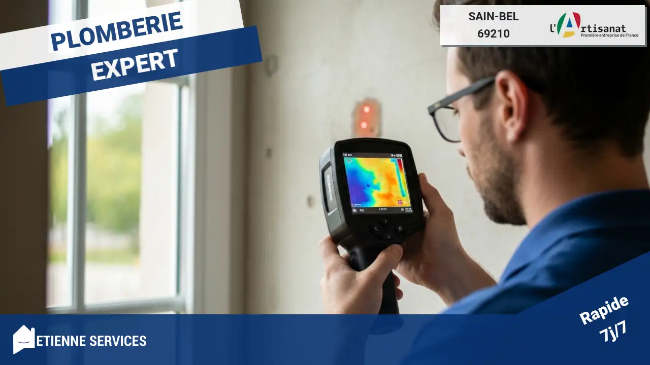 Intervention spécialisée : la détection de fuite par caméra thermique