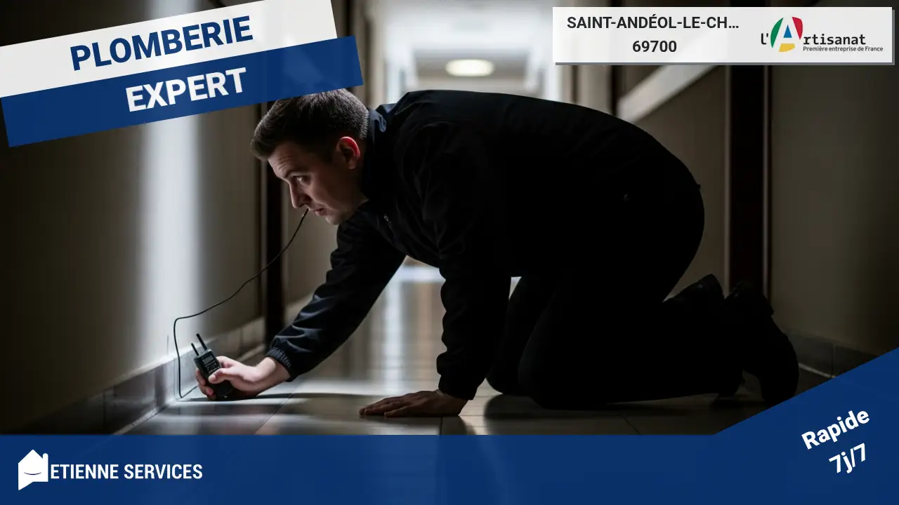 Intervention spécialisée : recherche de fuite par écoute électro-acoustique