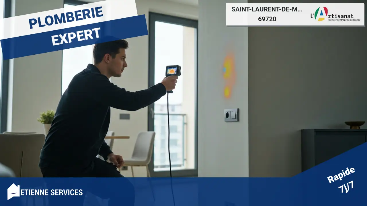 Recherche de fuite par caméra thermique : l'intervention spécialisée pour circuits de chauffage