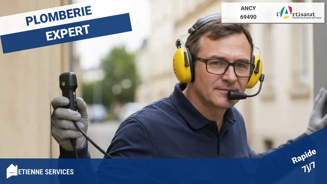 Intervention spécialisée en recherche de fuite par écoute électro-acoustique