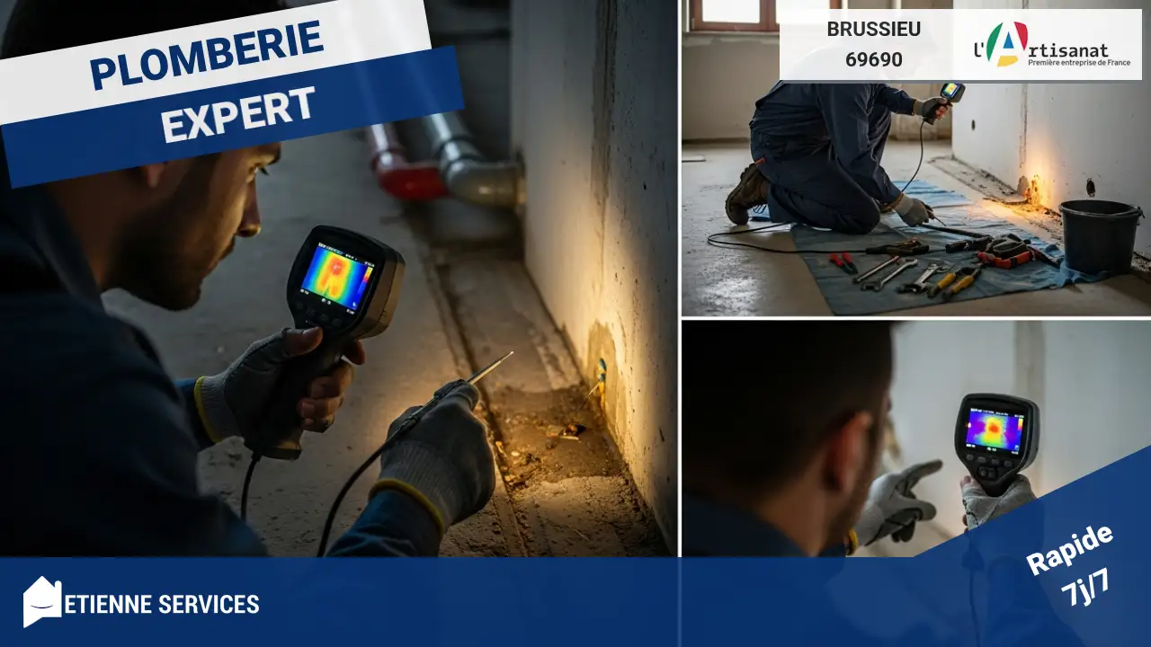 Experts certifiés : La recherche de fuite par caméra thermique à Brussieu