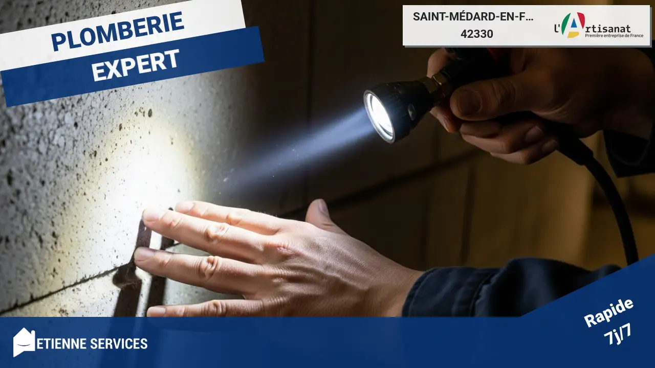 Intervention spécialisée : recherche de fuite par inspection visuelle