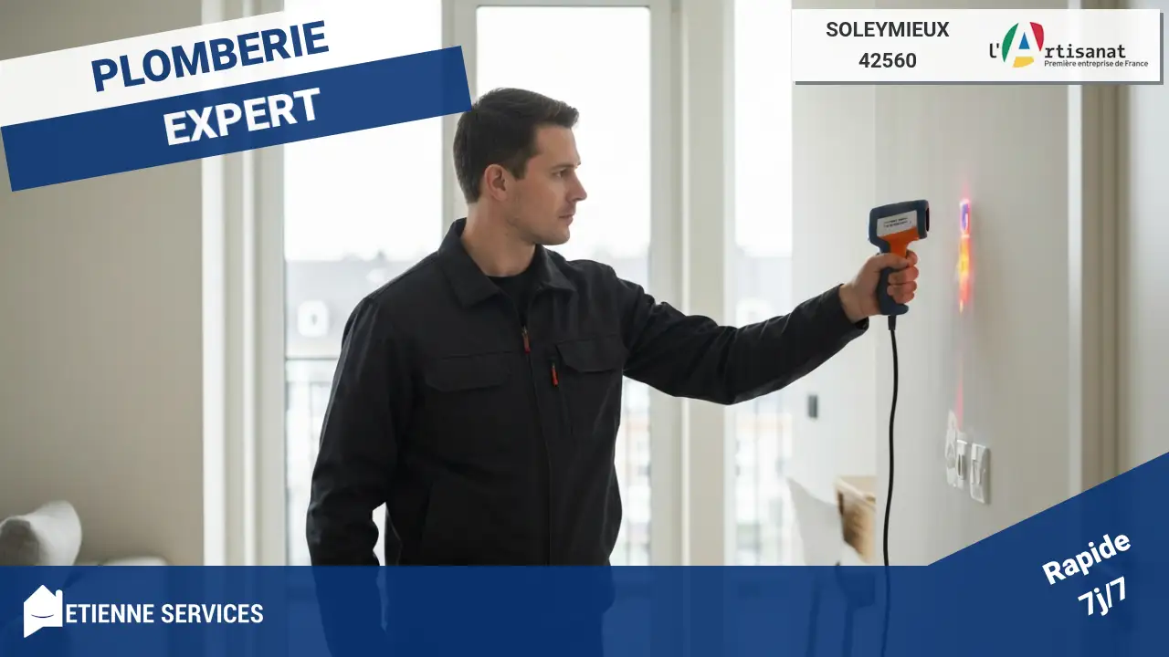 Intervention spécialisée : recherche de fuite par caméra thermique à Soleymieux