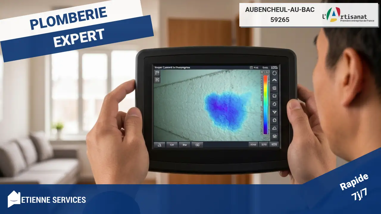 Technologie avancée : recherche de fuite par caméra thermique