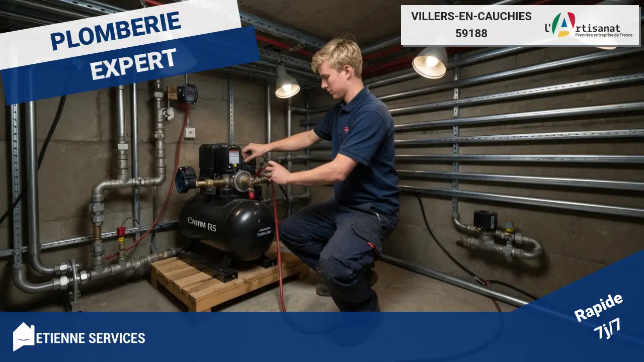 Plombiers experts à Villers-en-Cauchies : test d'étanchéité par mise en pression