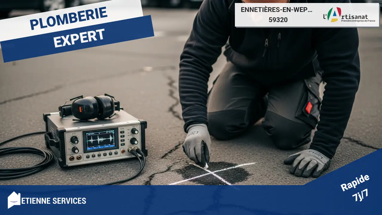 Écoute Électro-acoustique : Localisation de Fuite par Son à Ennetières-en-Weppes