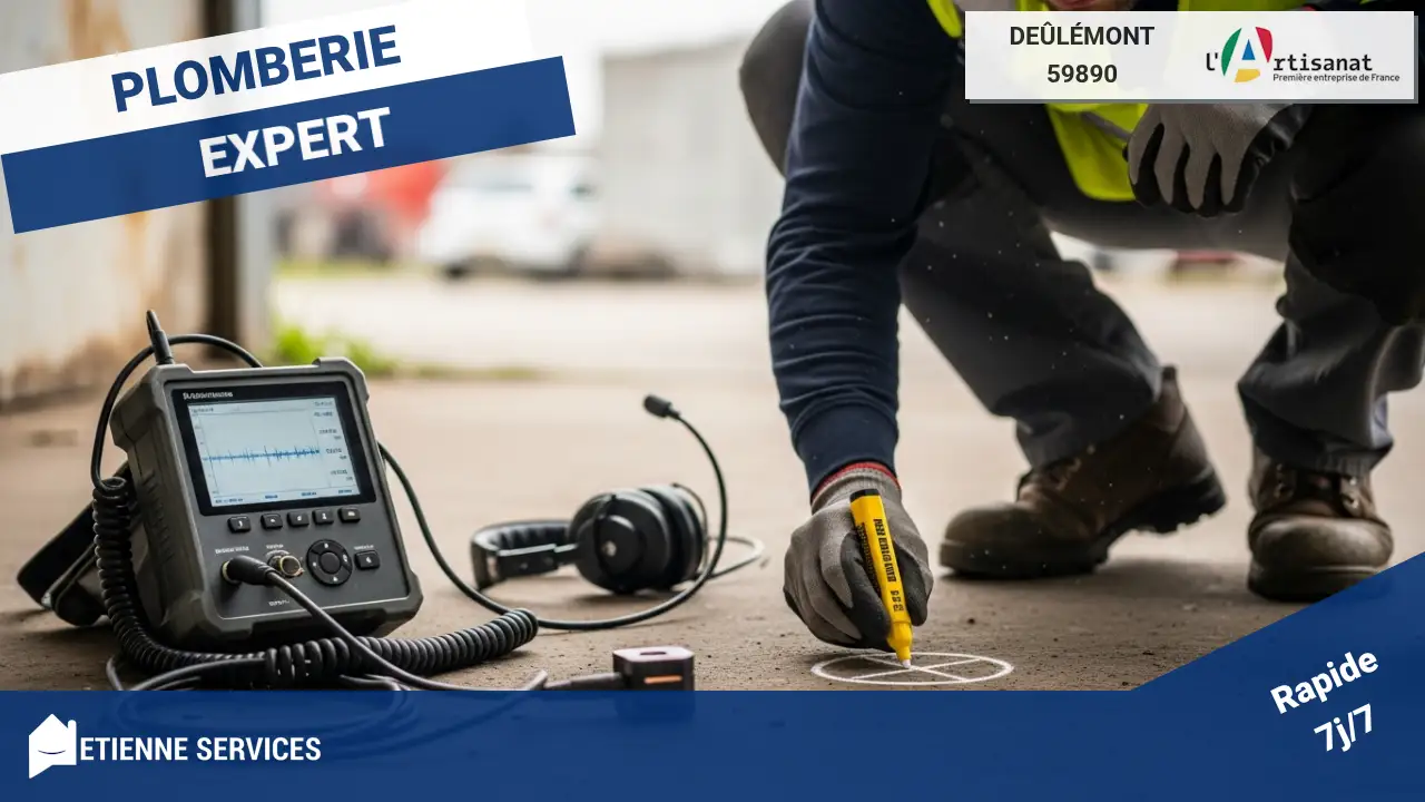 Experts en recherche de fuite par écoute électro-acoustique à Deûlémont