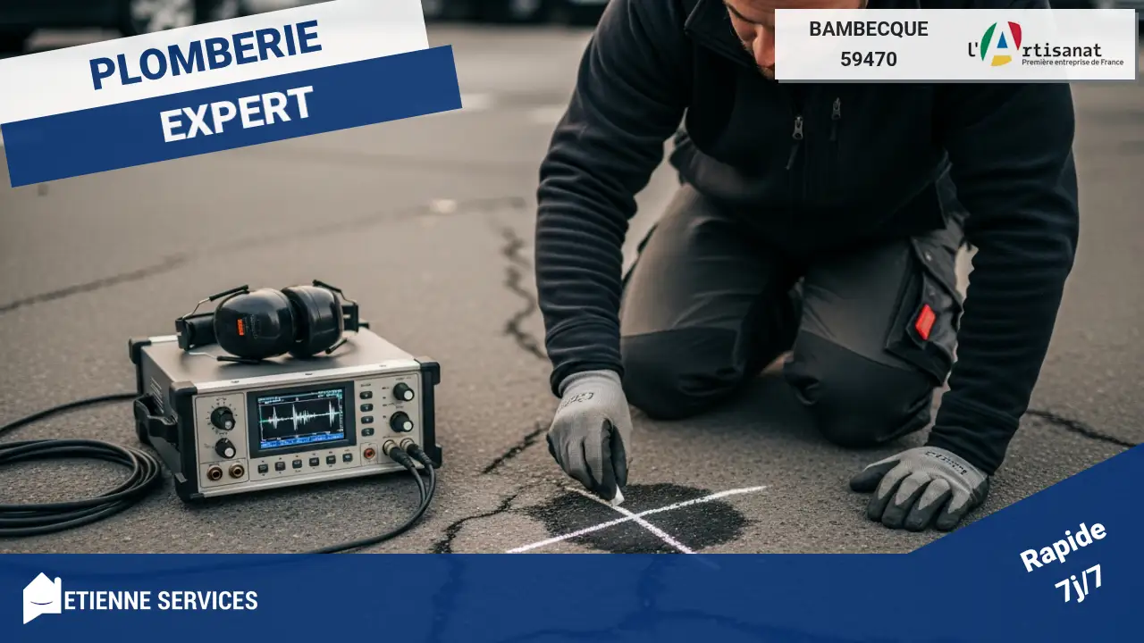 Intervention spécialisée : recherche de fuite par écoute électro-acoustique