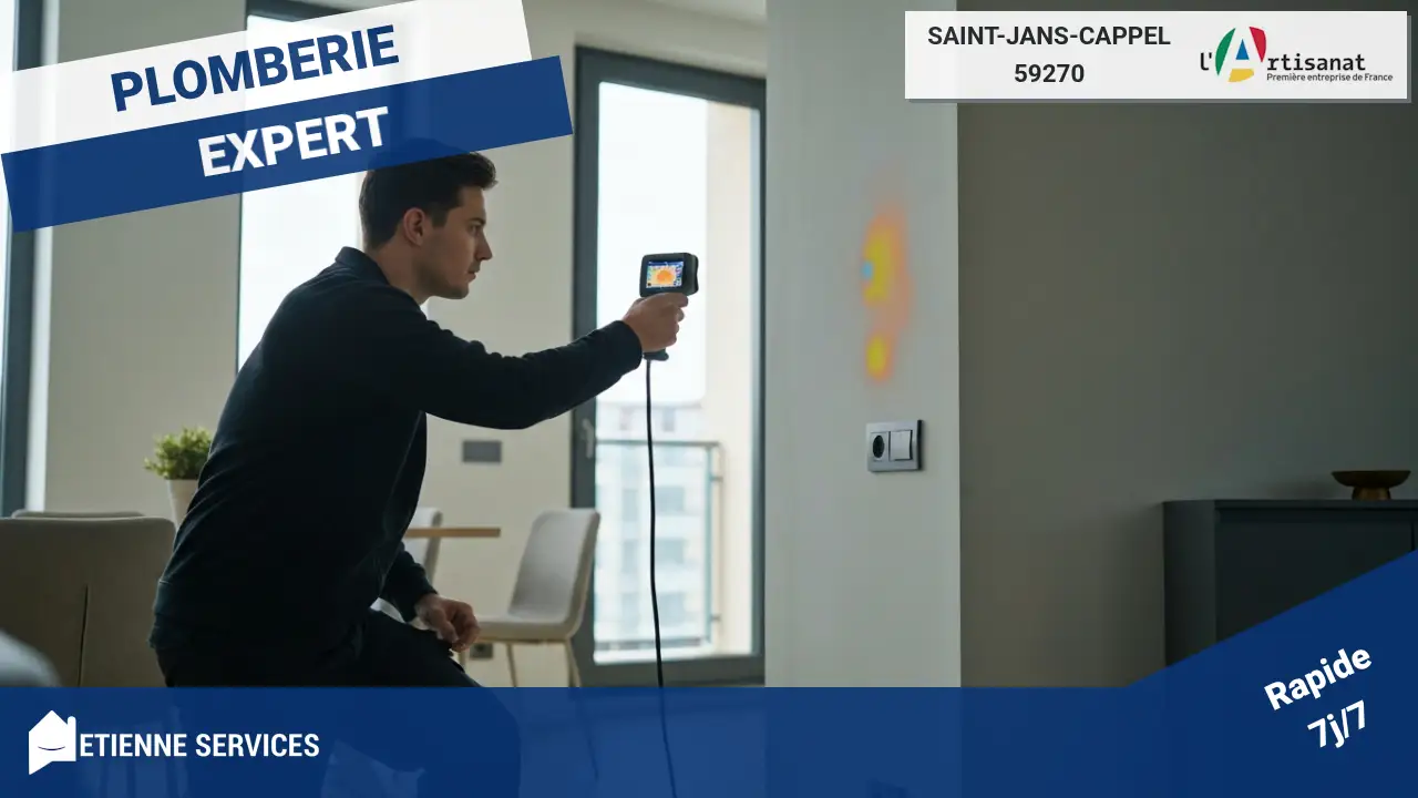Experts certifiés en recherche de fuite par caméra thermique